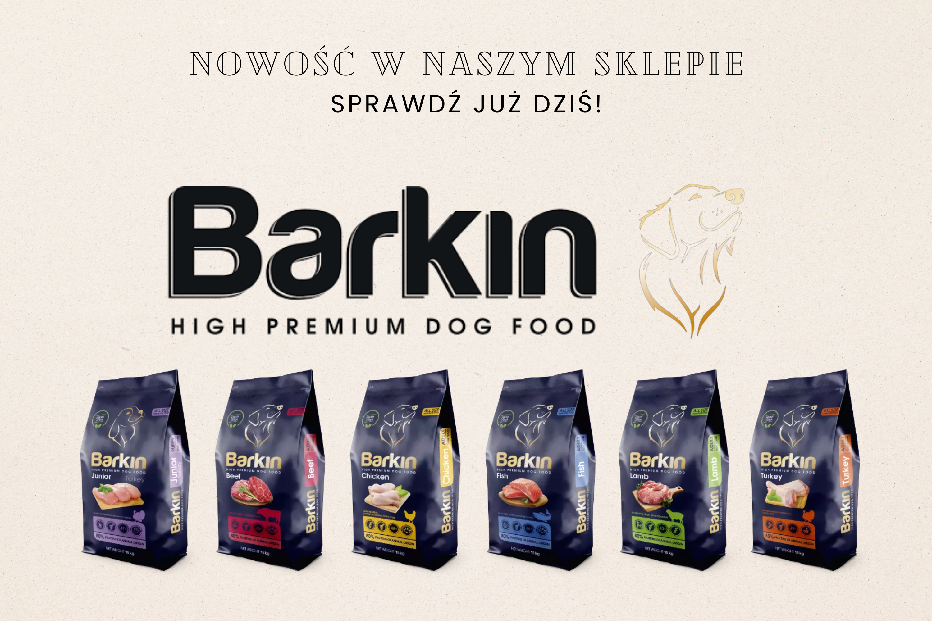 Poznaj karmę Barkin High Premium – zdrowie i energia w każdym kąsku!